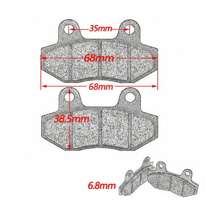 For Sur-Ron Ultra Bee Surron Ultrabee Front and Rear Brake Pads OEM Original Copper Based Sintering Electric Bike Motorcycle