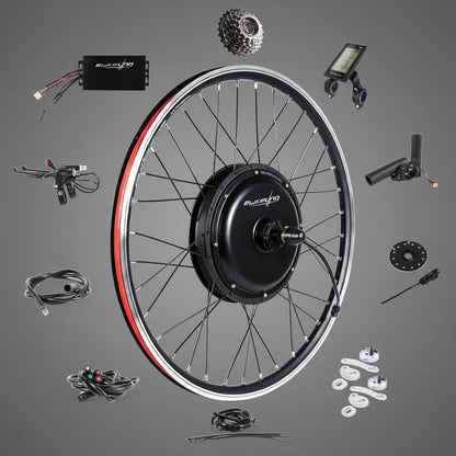 Ebike Conversion Kit 48V 1500W, 26" Rear Waterproof Electric Bike Conversion Kit, Add on Electric Bike Kit, Transform Your Bicycle with High-Performance E-Bike Technology