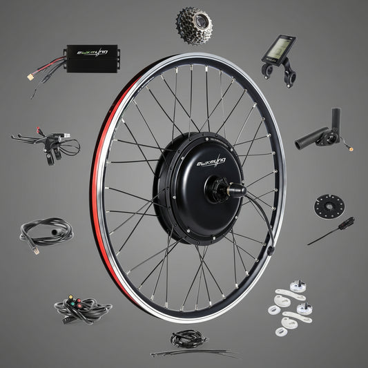 Ebike Conversion Kit 48V 1500W, 26" Rear Waterproof Electric Bike Conversion Kit, Add on Electric Bike Kit, Transform Your Bicycle with High-Performance E-Bike Technology